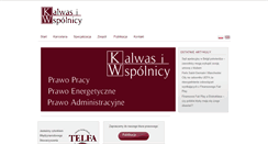 Desktop Screenshot of kalwas.pl